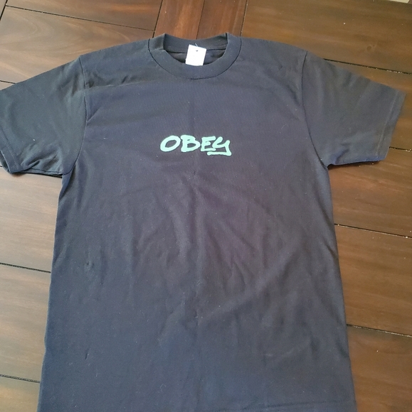 Obey Other - Obey t-shirt, black, size Small, new